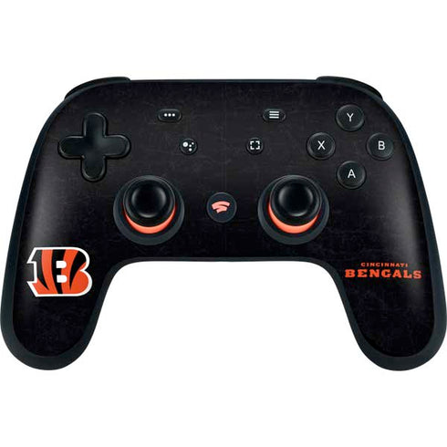 NFL Cincinnati Bengals - Distressed Google Stadia Controller Skin
